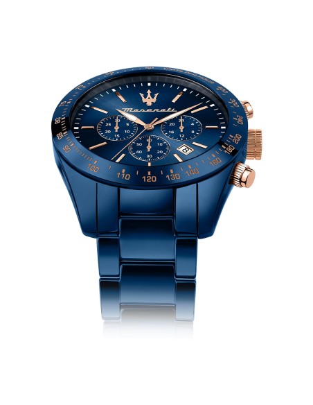 Orologio MASERATI uomo Traguardo Ceramic cronografo blu