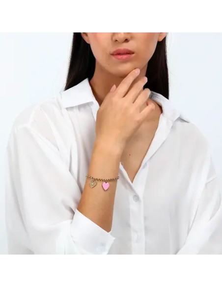 Bracciale MORELLATO donna Incanto acciaio dorato / rosa