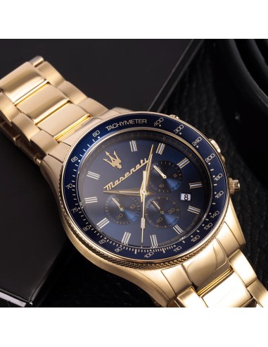 Orologio MASERATI uomo Sfida Automatico dorato...