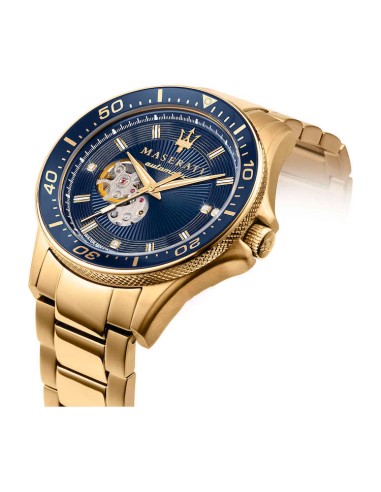 Orologio MASERATI uomo Sfida Automatico dorato...
