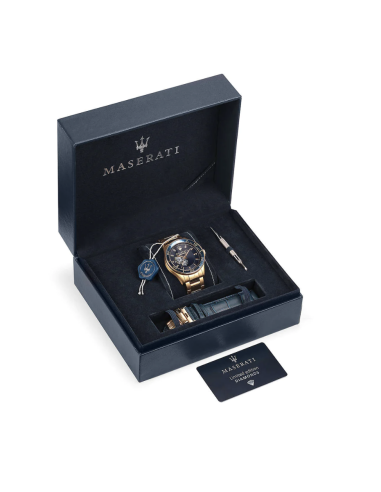 Orologio MASERATI uomo Sfida Automatico dorato...