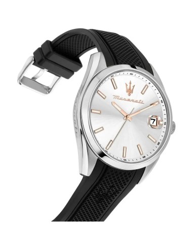Orologio MASERATI uomo Attrazione datario gomma...