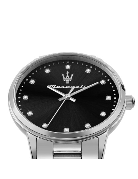 Orologio MASERATI donna Royale Diamond acciaio / nero