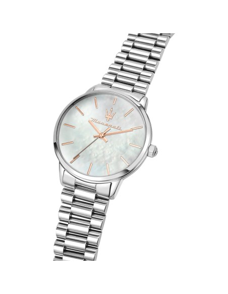 Orologio MASERATI donna Royale tempo acciaio / madreperla