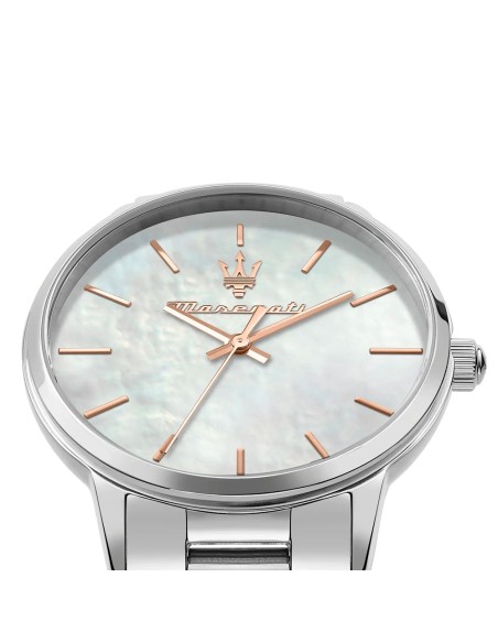 Orologio MASERATI donna Royale tempo acciaio / madreperla
