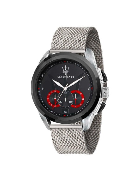 Orologio MASERATI uomo Traguardo cronografo acciaio / nero