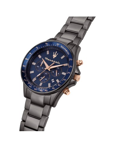 Orologio MASERATI uomo Sfida crono gun / blu -...