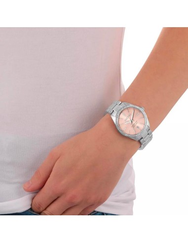 Orologio SECTOR donna 120 datario acciaio / rosa