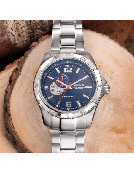 Orologio SECTOR uomo 650 Automatico acciaio / blu