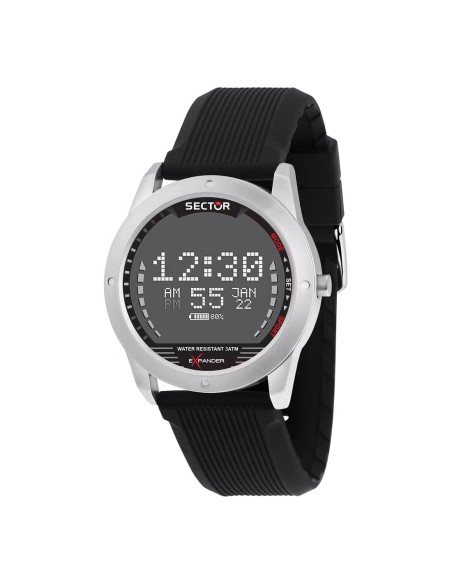 Sector EX-43 – Orologio Uomo Digitale Nero Cinturino Gomma (R3251239003)