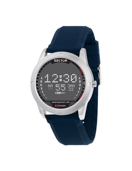 Orologio SECTOR uomo Ex-43 Digitale gomma blu