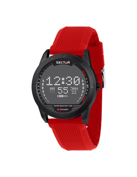 Sector Ex-43 – Orologio Uomo Digitale gomma rosso (R3251239005)