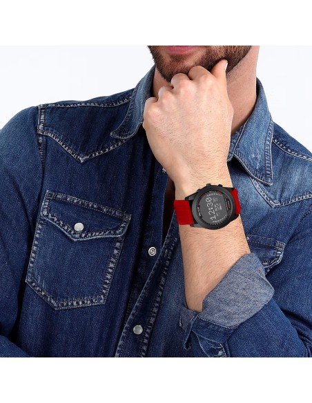 Sector Ex-43 – Orologio Uomo Digitale gomma rosso (R3251239005)