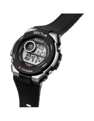 Orologio SECTOR Ex-10 multi funzione gomma nero