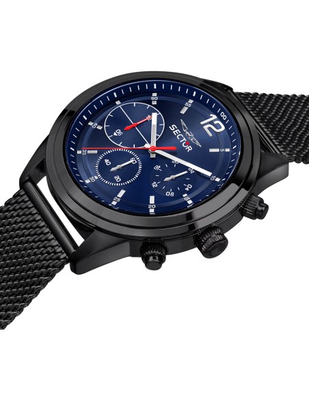 Sector 670 – Orologio Uomo Acciaio Nero/Blu Multifunzione (R3253540008)