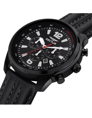 Orologio SECTOR uomo Oversize cronografo pelle...
