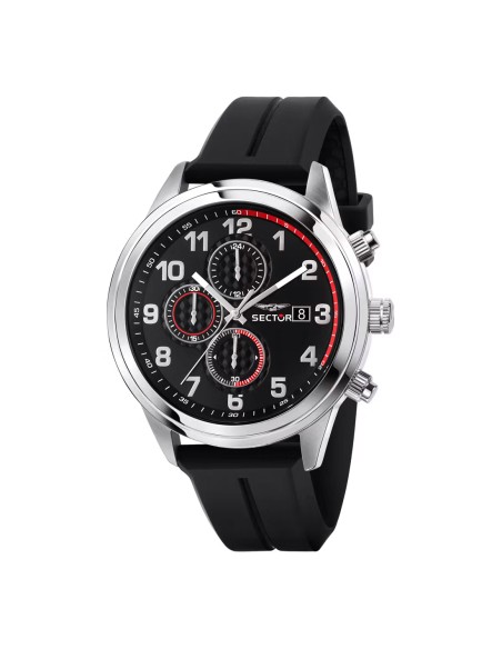 Sector 670 – Orologio Cronografo Uomo Nero Silicone (R3271740001)