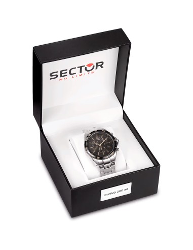 Orologio SECTOR uomo 650 cronografo acciaio / nero