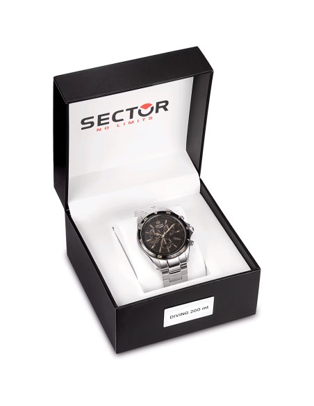 Orologio SECTOR uomo 650 cronografo acciaio / nero
