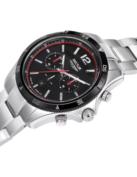 Sector 650 – Orologio Uomo Acciaio Nero Cronografo (R3273631004)