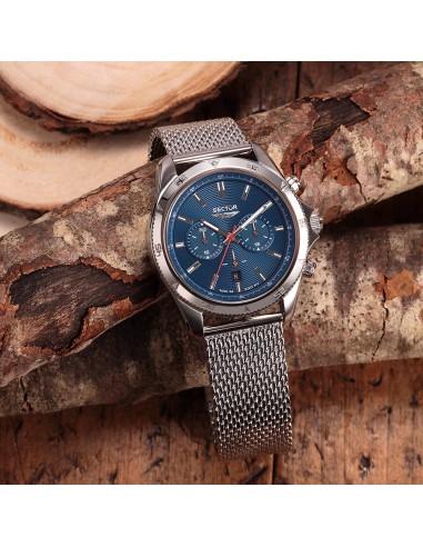 Sector 650 – Orologio Uomo Acciaio Blu Mesh...