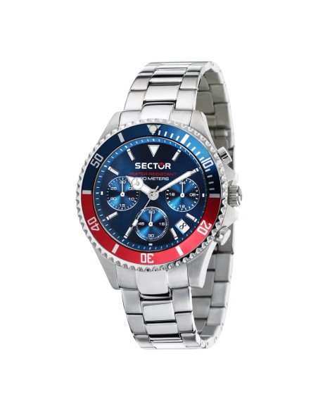 Orologio SECTOR uomo 230 cronografo acciaio / rosso e blu
