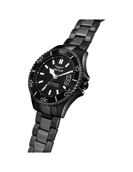 Orologio SECTOR uomo 230 Automatico day-date acciaio nero