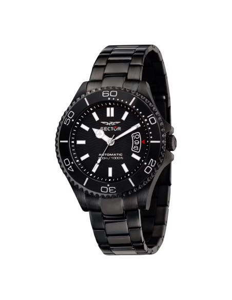 Orologio SECTOR uomo 230 Automatico day-date acciaio nero