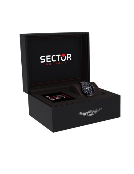Orologio SECTOR uomo 230 Automatico day-date acciaio nero