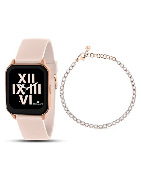 Smartwatch MORELLATO donna M-03 digitale gomma rosa + bracciale