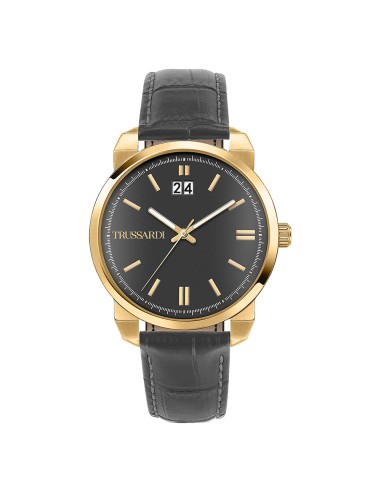 Orologio TRUSSARDI uomo T-city datario pelle...