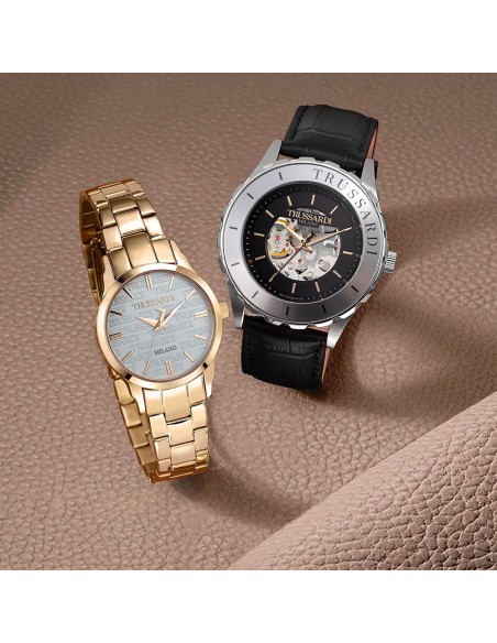 Trussardi T-Bent – Orologio Donna Acciaio Dorato/Silver (R2453141507)