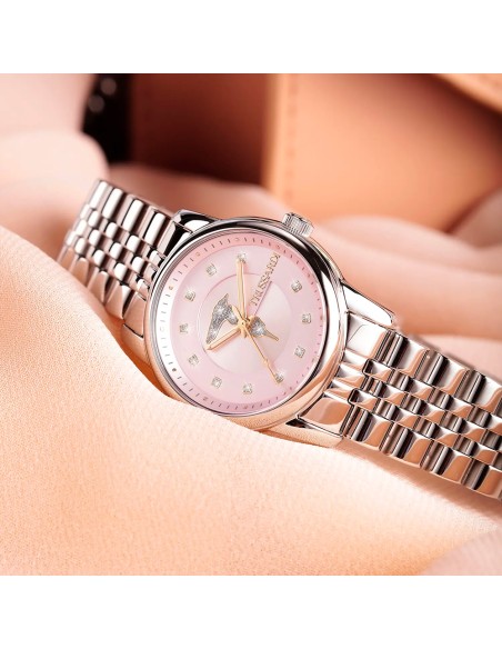 Orologio TRUSSARDI donna T-joy tempo acciaio / rosa