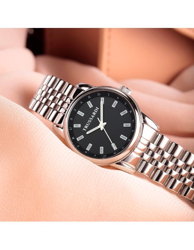Orologio TRUSSARDI donna T-joy acciaio / nero