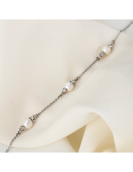 Bracciale MORELLATO donna Perla con 3 perle - argento 925