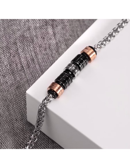 Bracciale SECTOR uomo Ceramic acciaio e ceramica (SAFR16)