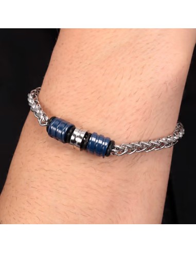 Bracciale SECTOR uomo Ceramic acciaio e...