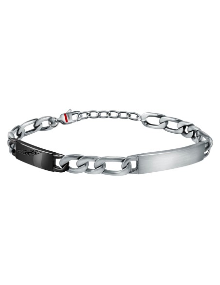 Sector Energy – Bracciale Uomo Acciaio con Dettagli Neri (SAFT56)