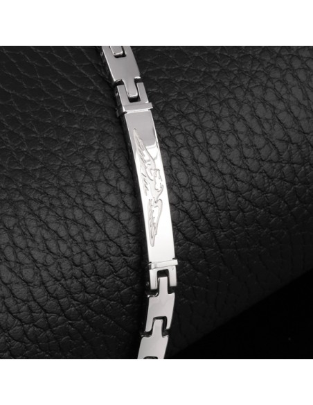 Bracciale SECTOR uomo Energy acciaio tag eagle