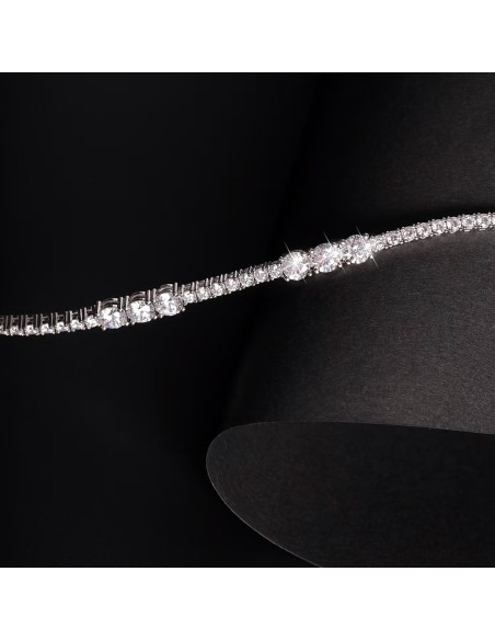 Bracciale MORELLATO donna Scintille acciaio rodiato / zirconi