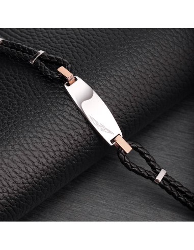 Bracciale SECTOR uomo Bandy pelle nera /...
