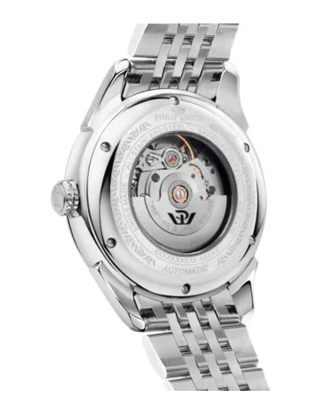 Philip Watch Roma – Orologio Uomo Day-Date Automatico Nero (R8223217003)