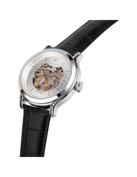 Orologio MASERATI uomo Epoca Automatico pelle nero / grigio