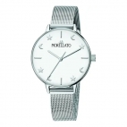 Morellato Ninfa 33mm 3h white dial ss br donna R0153141533
