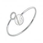 Morellato Perfetta cuff white mop zircons arg.925 donna SALX03