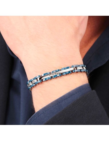 Bracciale MASERATI uomo Ceramic blu