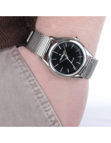 Orologio TRUSSARDI uomo T-light acciaio / nero