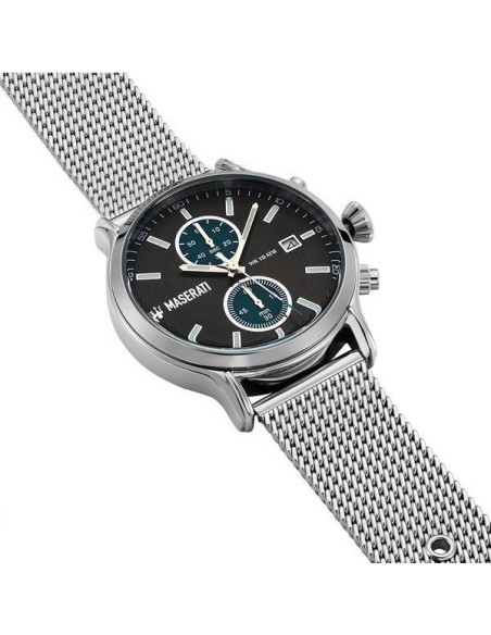 Orologio Maserati Epoca crono mesh / bianco - 42 mmm