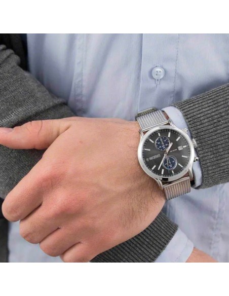 Orologio Maserati Epoca crono mesh / bianco - 42 mmm
