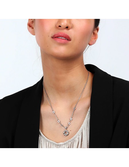 Collana MORELLATO donna Bagliori acciaio / cristalli bianchi (SAVO04)